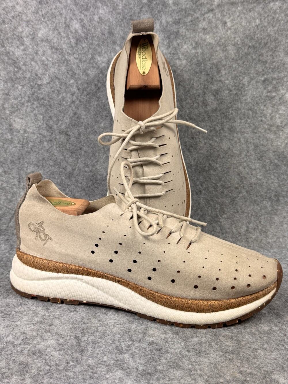 OTBT Alstead Sneakers Brown Leather Comfort Walking Shoes Lace Up Women’s 10m